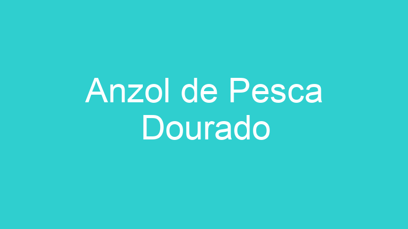 Anzol de Pesca Dourado