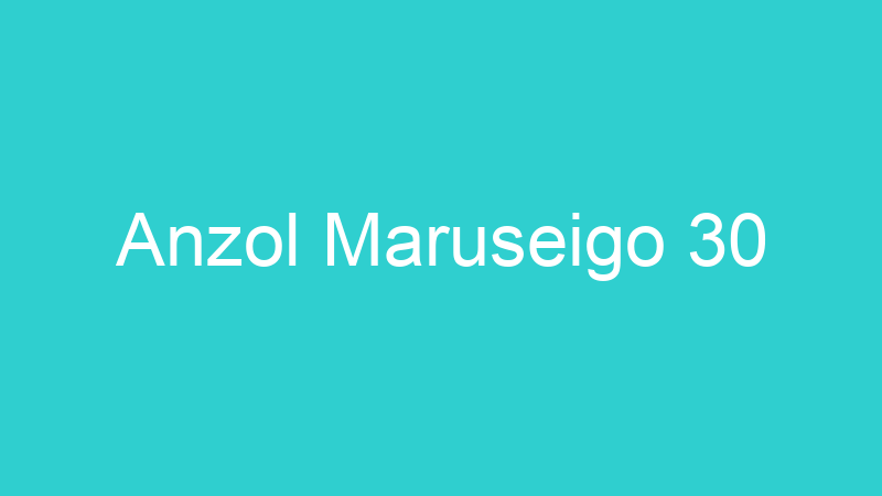 Anzol Maruseigo 30