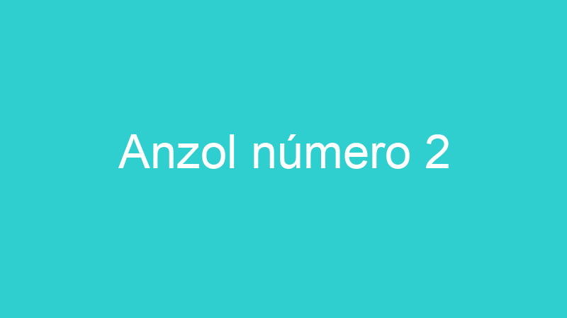 Anzol número 2