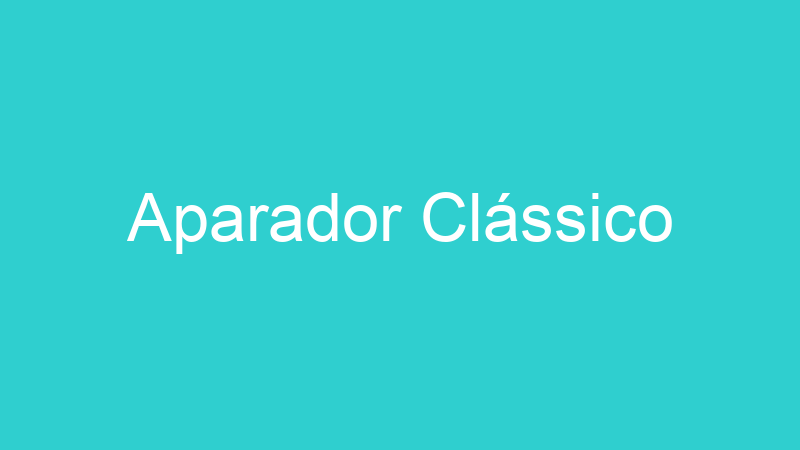 Aparador Clássico