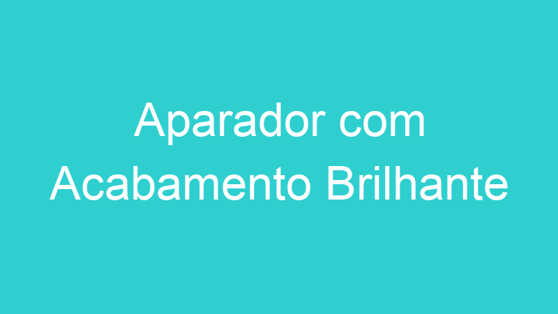 Aparador com Acabamento Brilhante