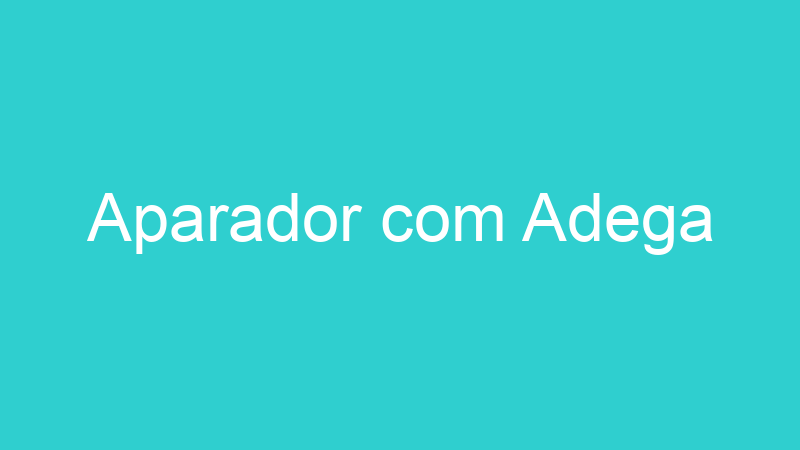 Aparador com Adega
