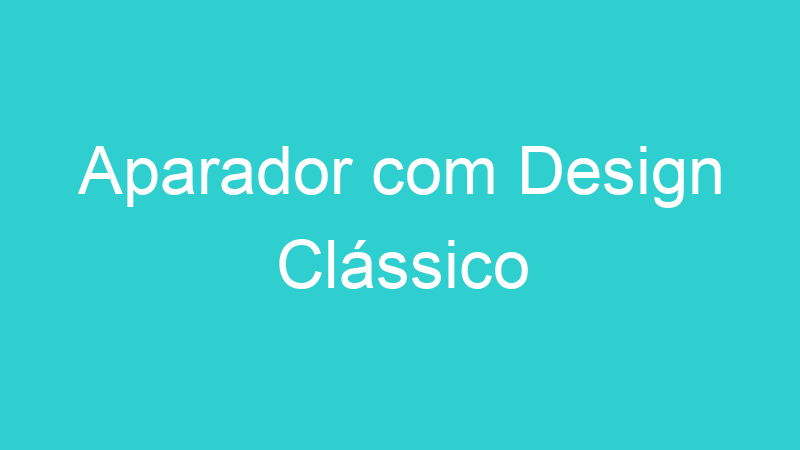 Aparador com Design Clássico