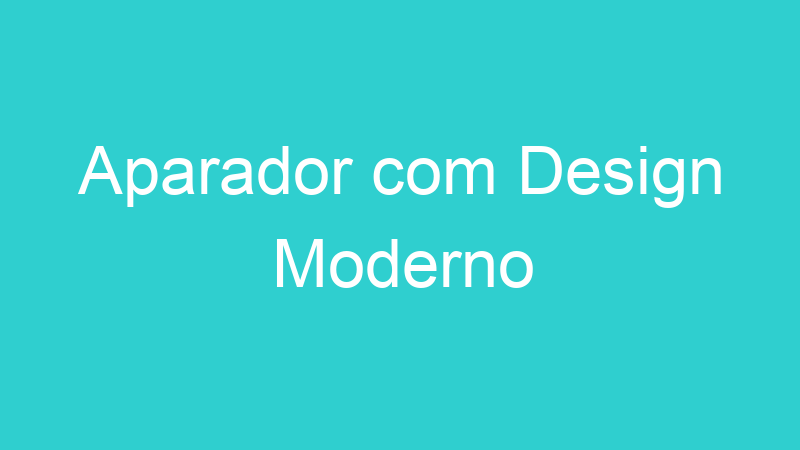 Aparador com Design Moderno