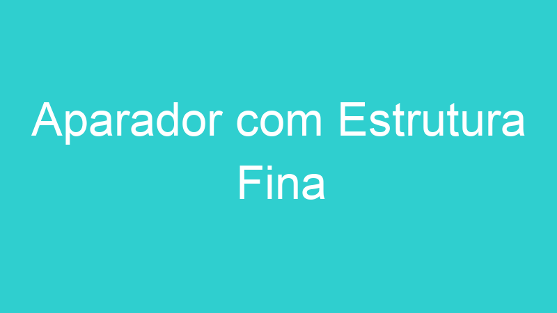 Aparador com Estrutura Fina