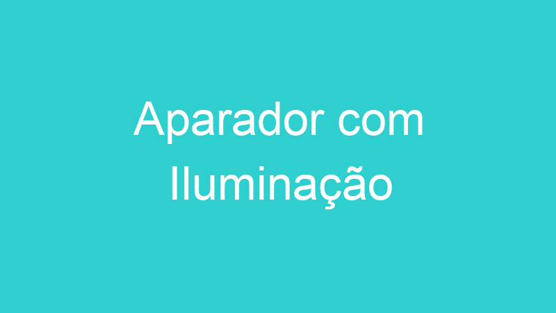 Aparador com Iluminação