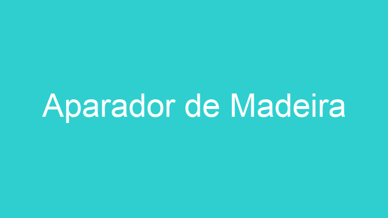 Aparador de Madeira