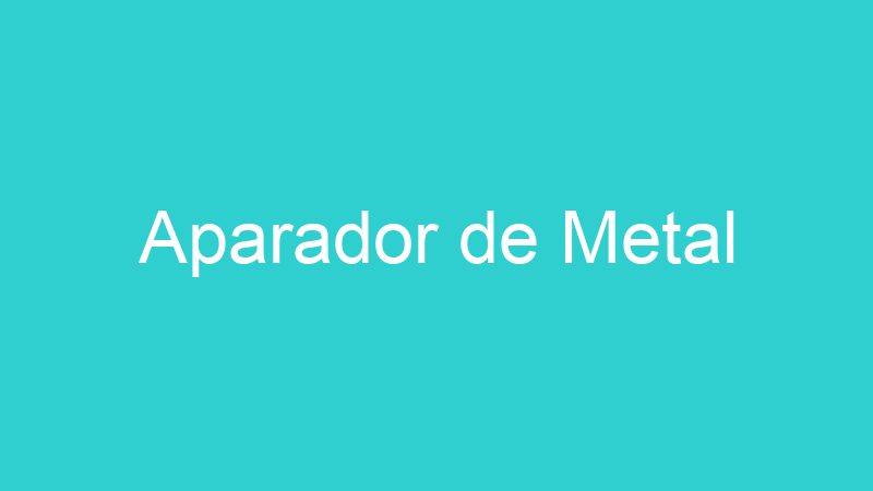 Aparador de Metal