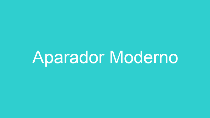 Aparador Moderno