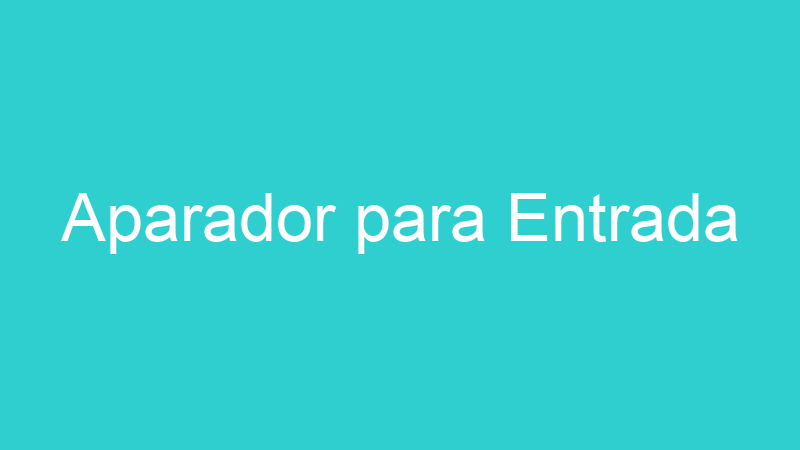 Aparador para Entrada
