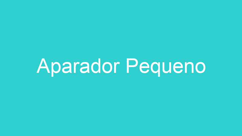 Aparador Pequeno