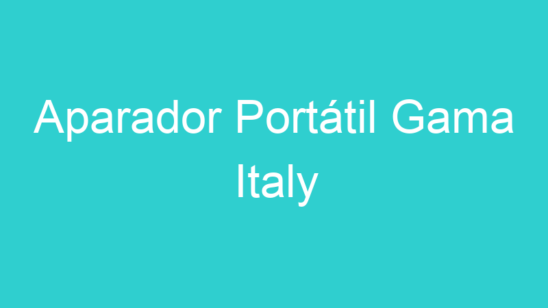 Aparador Portátil Gama Italy