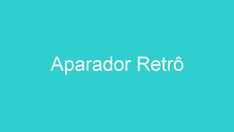 Aparador Retrô