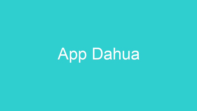 App Dahua