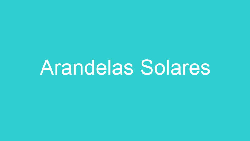 Arandelas Solares