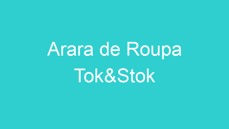 Arara de Roupa Tok&Stok