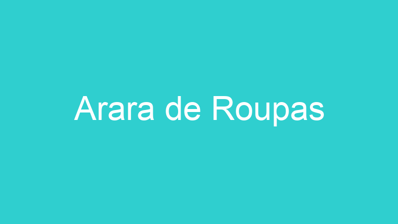 Arara de Roupas