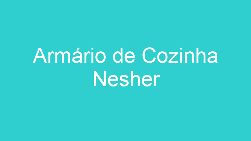 Armário de Cozinha Nesher