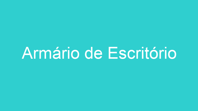 Armário de Escritório