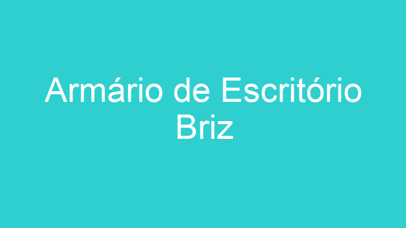 Armário de Escritório Briz