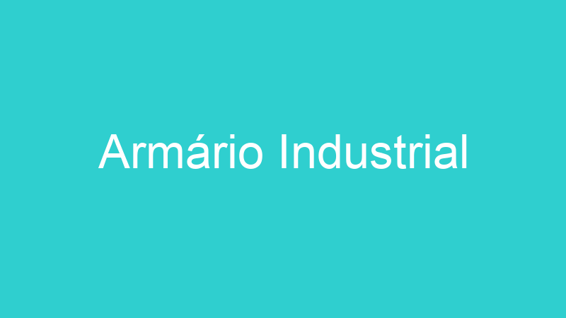 Armário Industrial