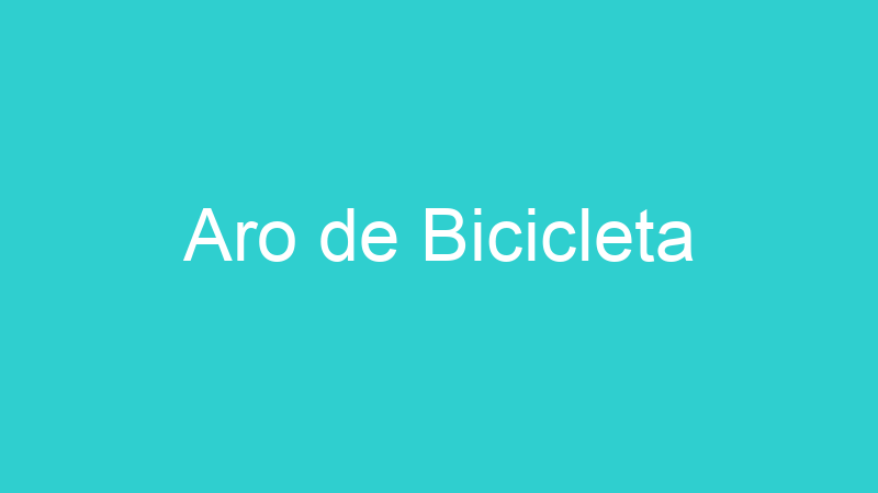 Aro de Bicicleta