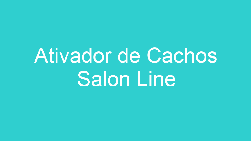 Ativador de Cachos Salon Line
