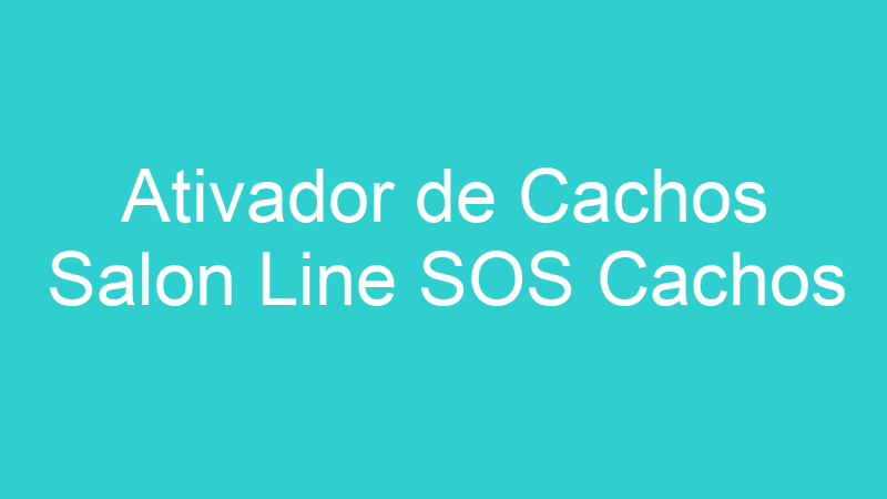 Ativador de Cachos Salon Line SOS Cachos