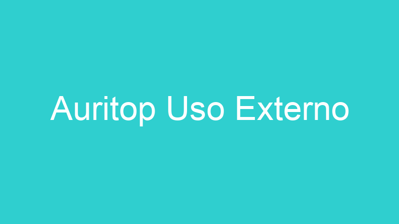 Auritop Uso Externo