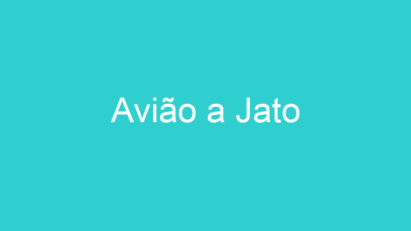 Avião a Jato