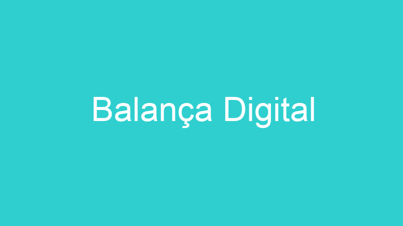 Balança Digital