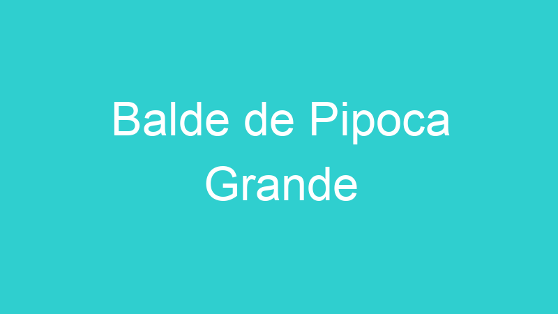 Balde de Pipoca Grande