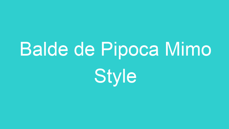 Balde de Pipoca Mimo Style