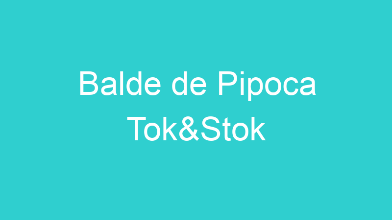 Balde de Pipoca Tok&Stok