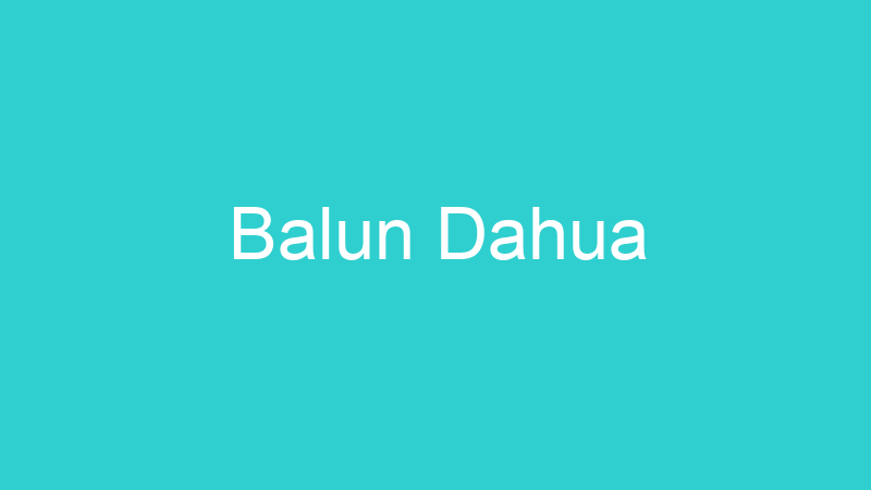 Balun Dahua