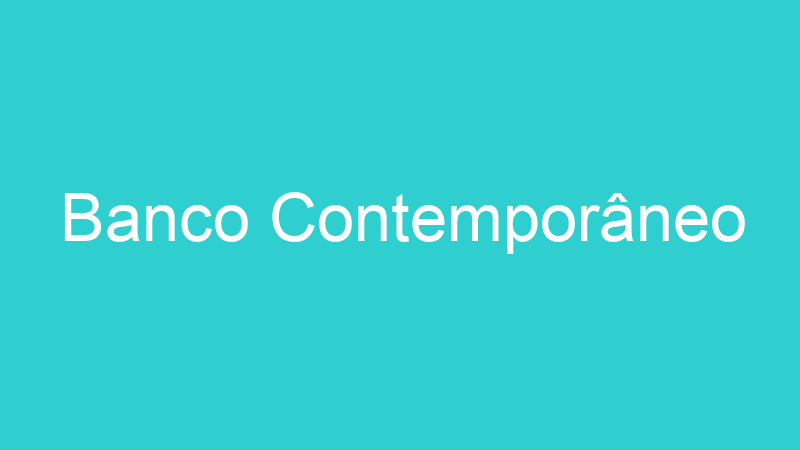 Banco Contemporâneo