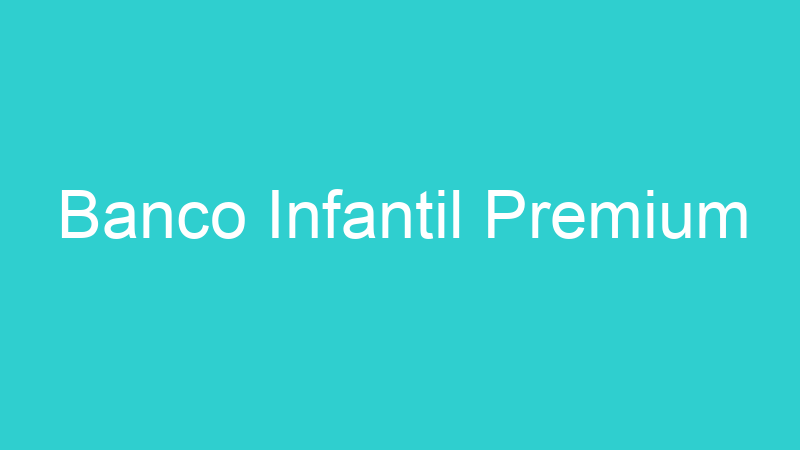 Banco Infantil Premium
