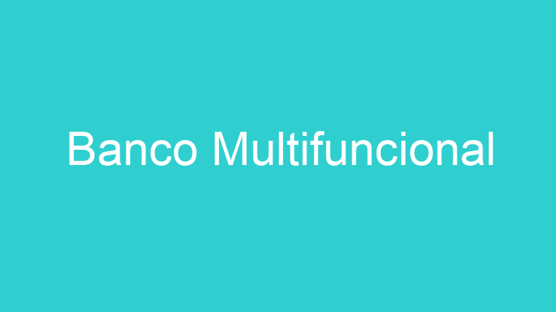 Banco Multifuncional