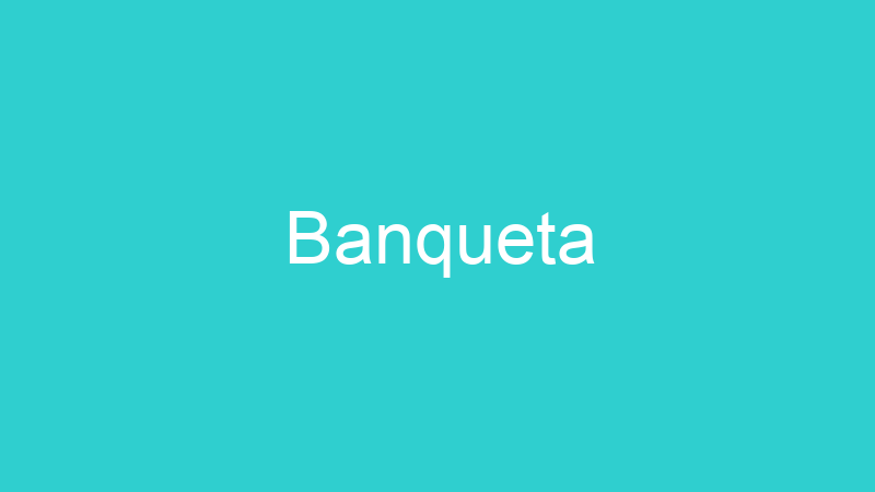 Banqueta