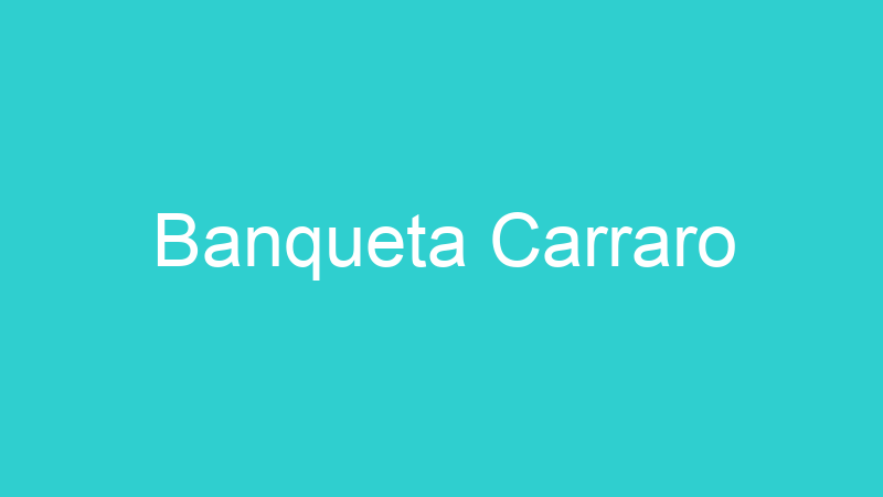Banqueta Carraro