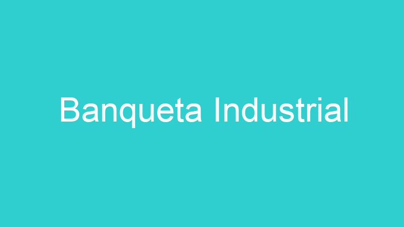 Banqueta Industrial
