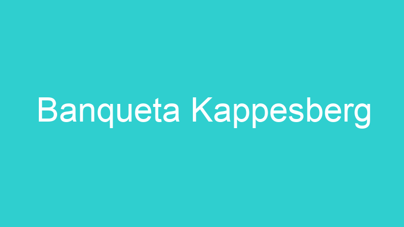 Banqueta Kappesberg