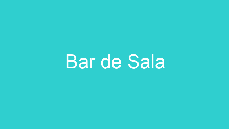 Bar de Sala