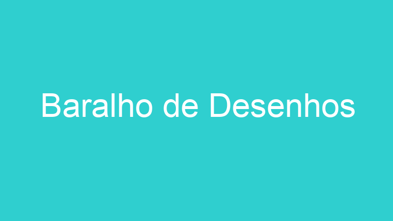 Baralho de Desenhos