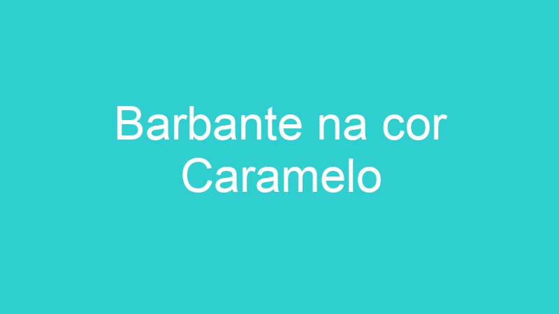 Barbante na cor Caramelo