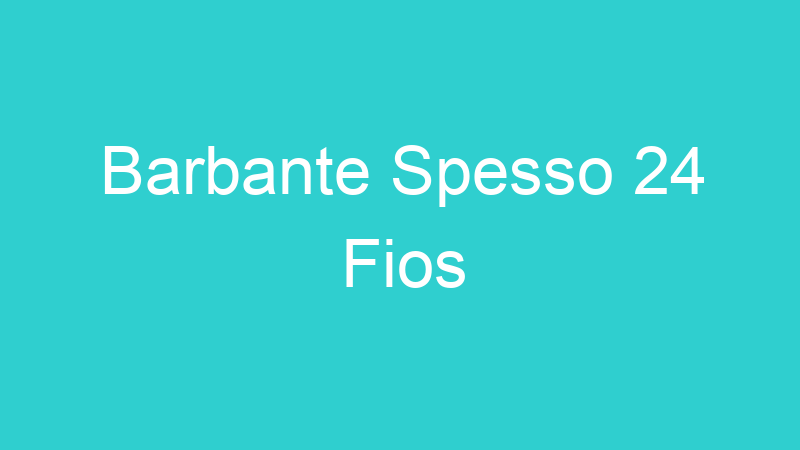 Barbante Spesso 24 Fios