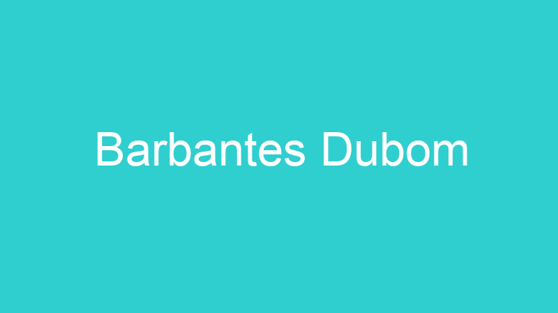 Barbantes Dubom