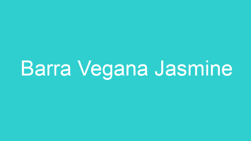 Barra Vegana Jasmine