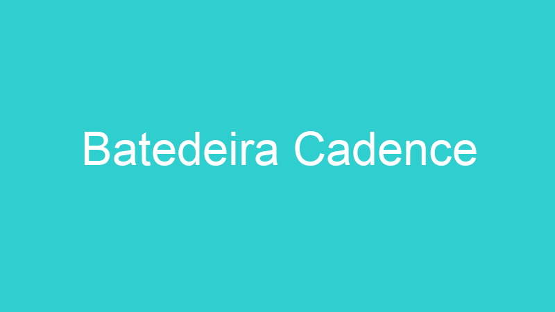Batedeira Cadence