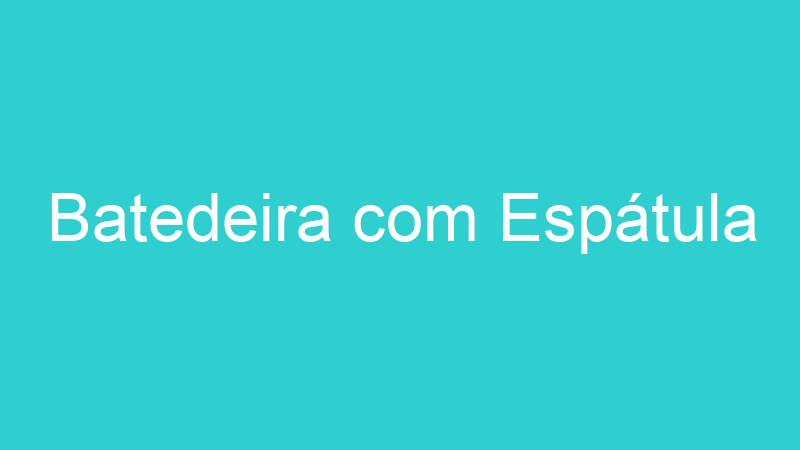 Batedeira com Espátula